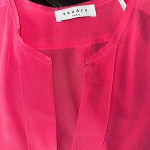 Sandro Paris Pink Blouse